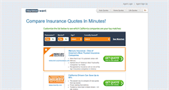 Desktop Screenshot of insuranceiwant.com