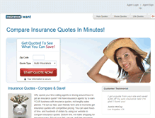 Tablet Screenshot of american.insuranceiwant.com